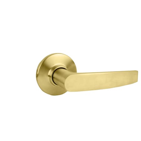 Schlage Grade 2 Tubular Lock, Single Dummy Trim Function, Non-Keyed, Jupiter Lever, Satin Brass Finish S170 JUP 606
